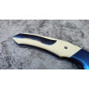 БІЛИЙ РАПТОР авторський складаний ніж ручної роботи Androshchuk Knives, сталь CPM S125V, 65 HRC, купити ніж Україна